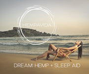 image of relaxed woman on beach chair. buy cbd sleep aid capsules online usa from Hempavida Los Angeles, California.